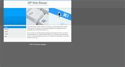 Desktop Screenshot of gpwebdesign.com