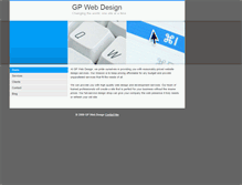 Tablet Screenshot of gpwebdesign.com
